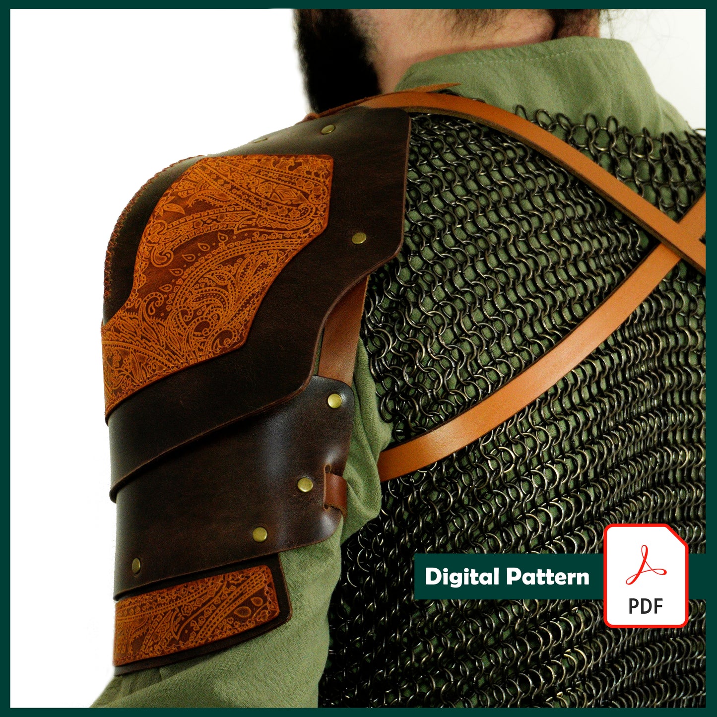 Leather Pauldrons Pattern