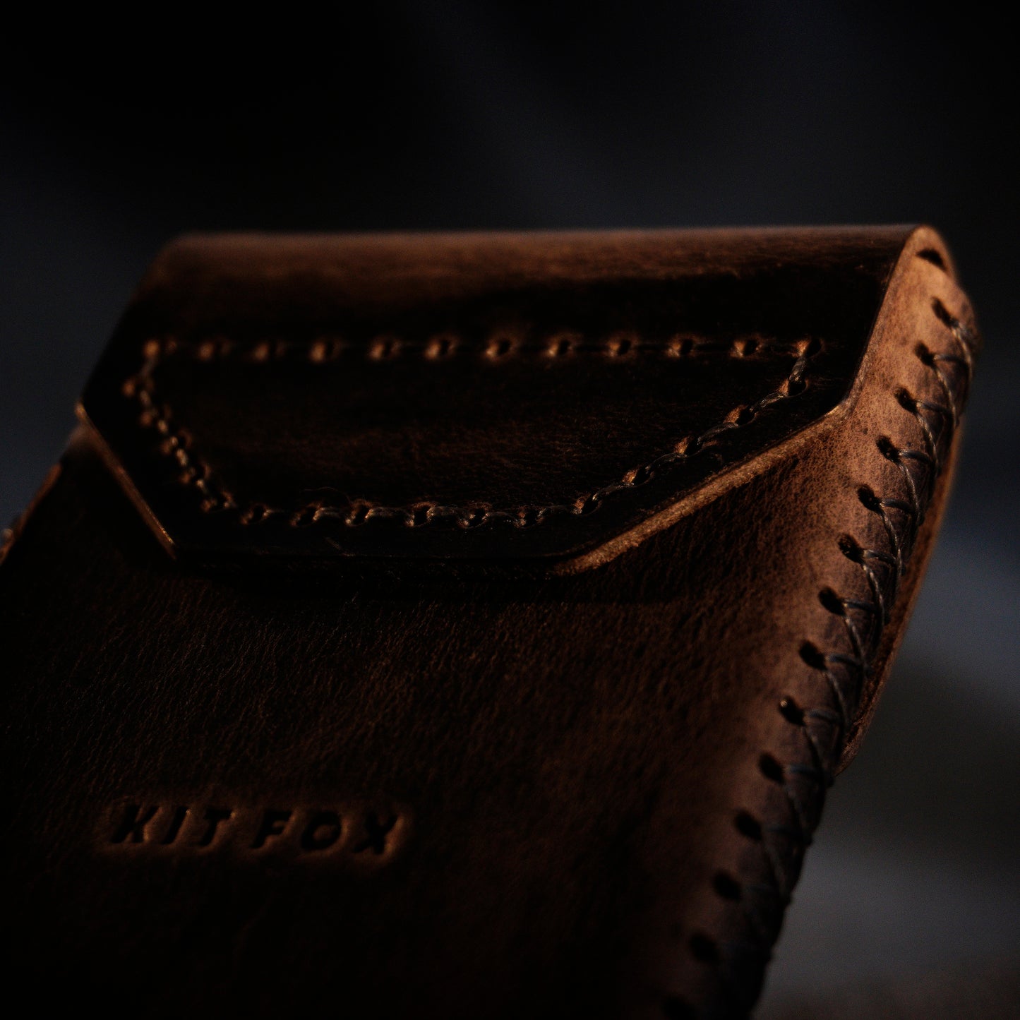 RFID Cardholder with leather sleeve