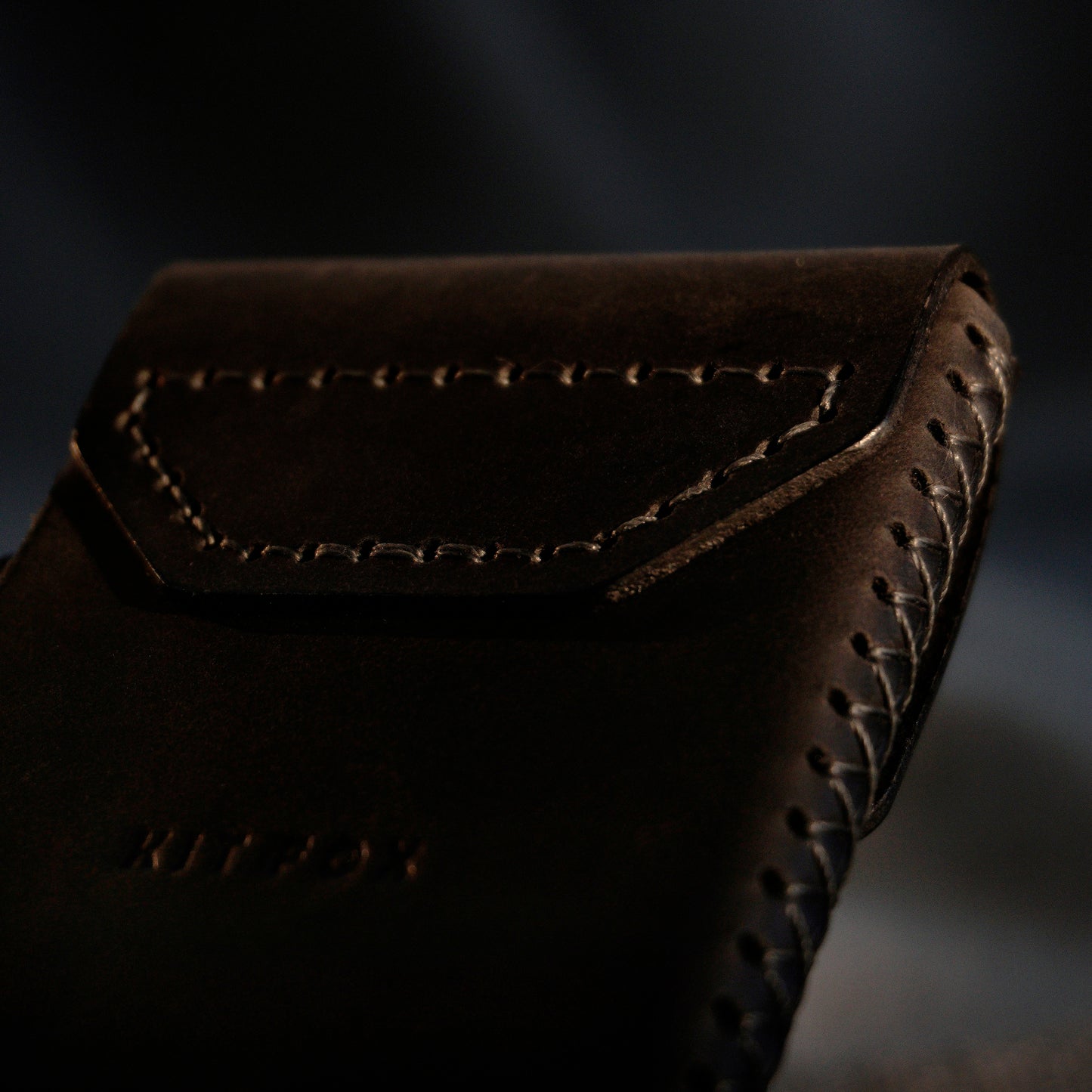 RFID Cardholder with leather sleeve