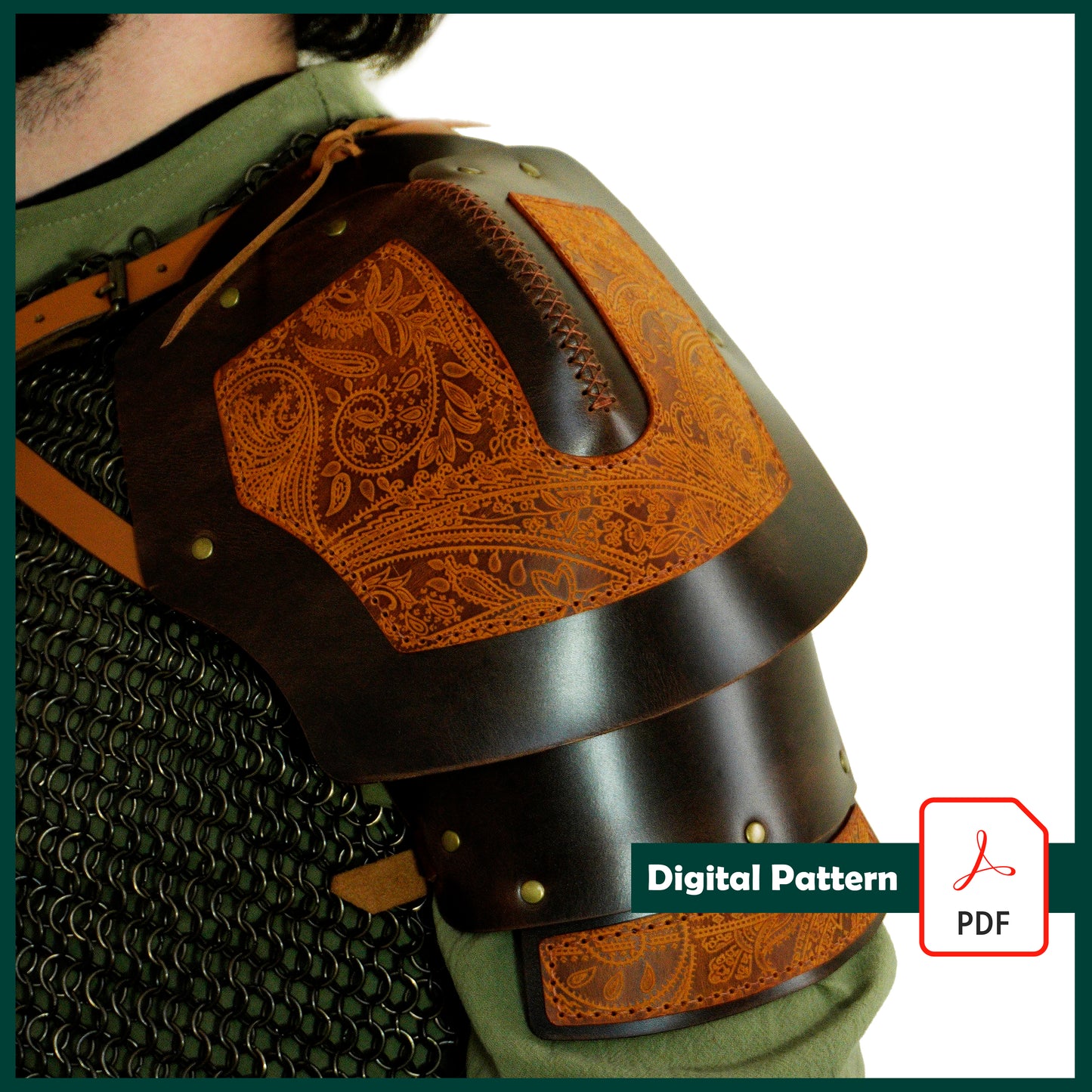 Leather Pauldrons Pattern